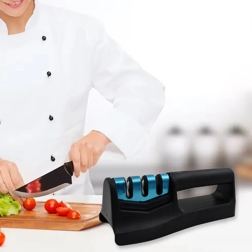 Kitchen Knife Sharpener – Handheld for Chefs & Serrated Knives