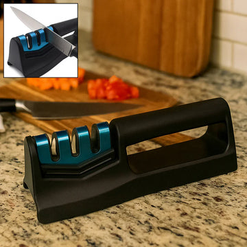 Kitchen Knife Sharpener – Handheld for Chefs & Serrated Knives