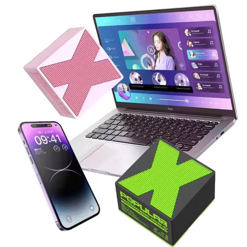 Poppi: Ultra-Compact 5W Portable Bluetooth Speaker – Lightweight Wireless Speaker with Punchy, Loud & Clear Sound, USB Type-C Charging & Stylish Design