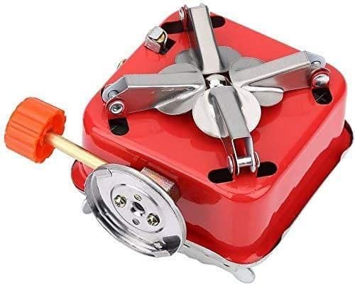 FlameX: Portable & Foldable Windproof Butane Camping Stove with High Heat Output for Outdoor Cooking, Hiking & Adventures