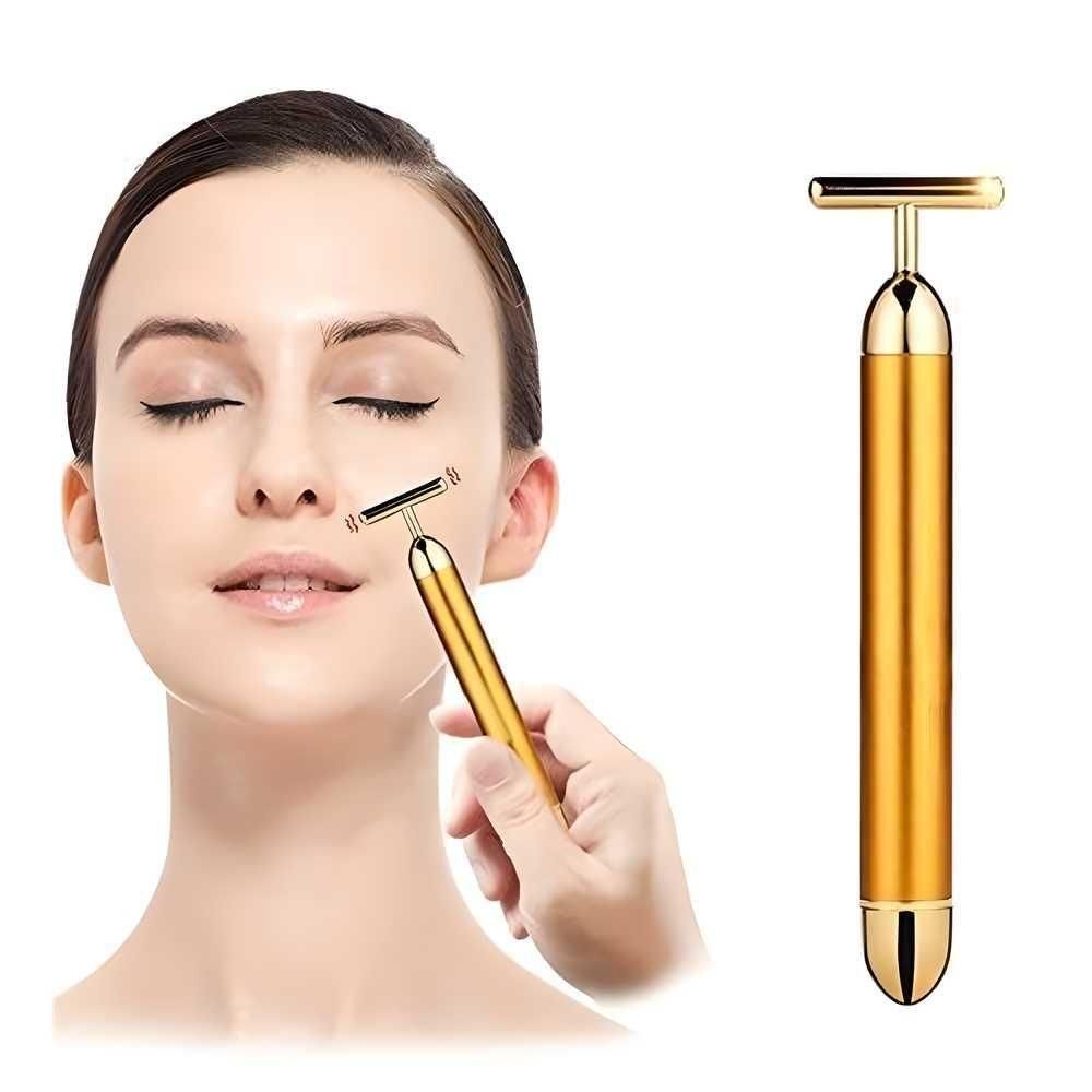 Lumière Luxe 24K Gold Electric Massager