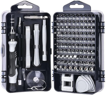 FixPerfect: 115-in-1 Precision Screwdriver Tool Kit, Magnetic Repair Set for Mobiles, Laptops, Gaming Consoles, Watches, Glasses & DIY Electronics Projects