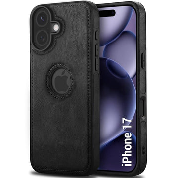 iPhone 17 Leather Finish Back Case