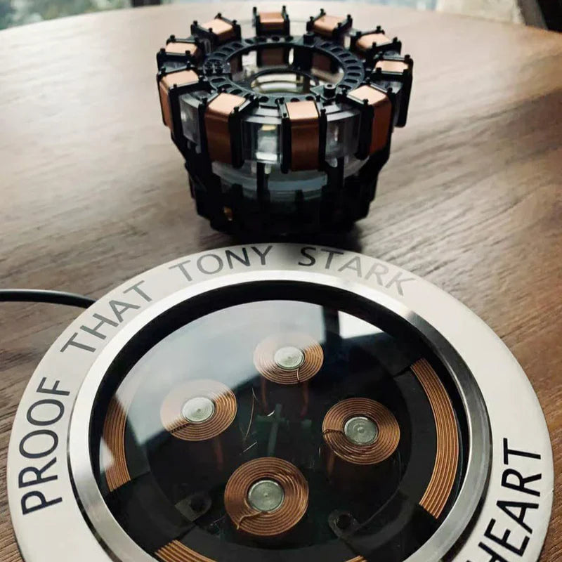 ArcRec: Levitating MK1 Arc Reactor Decor & Collectible & 360° Free Floating Display — 1:1 Collector Replica for Superhero Fans