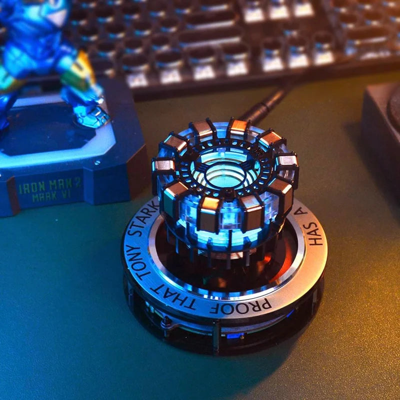 ArcRec: Levitating MK1 Arc Reactor Decor & Collectible & 360° Free Floating Display — 1:1 Collector Replica for Superhero Fans