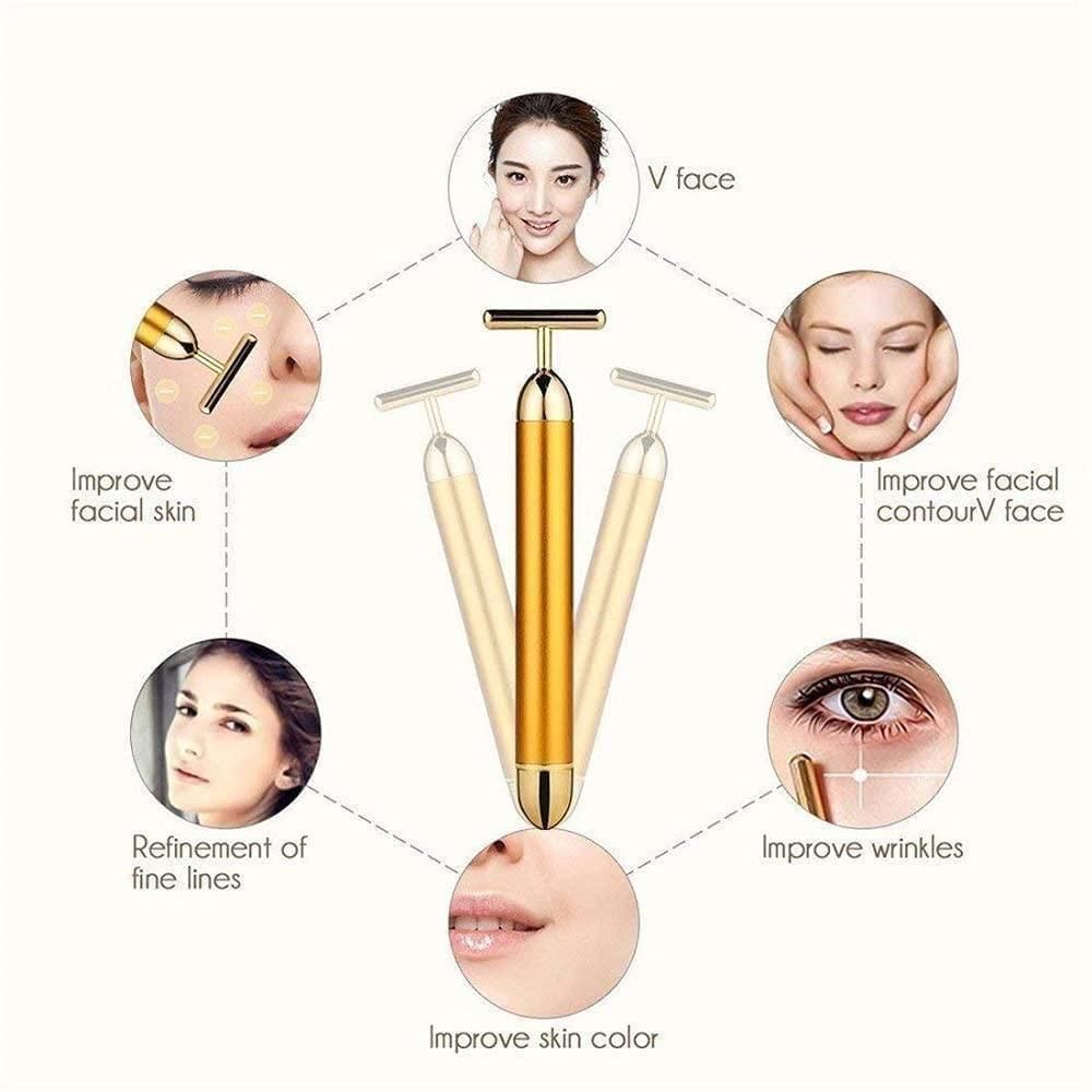 Lumière Luxe 24K Gold Electric Massager