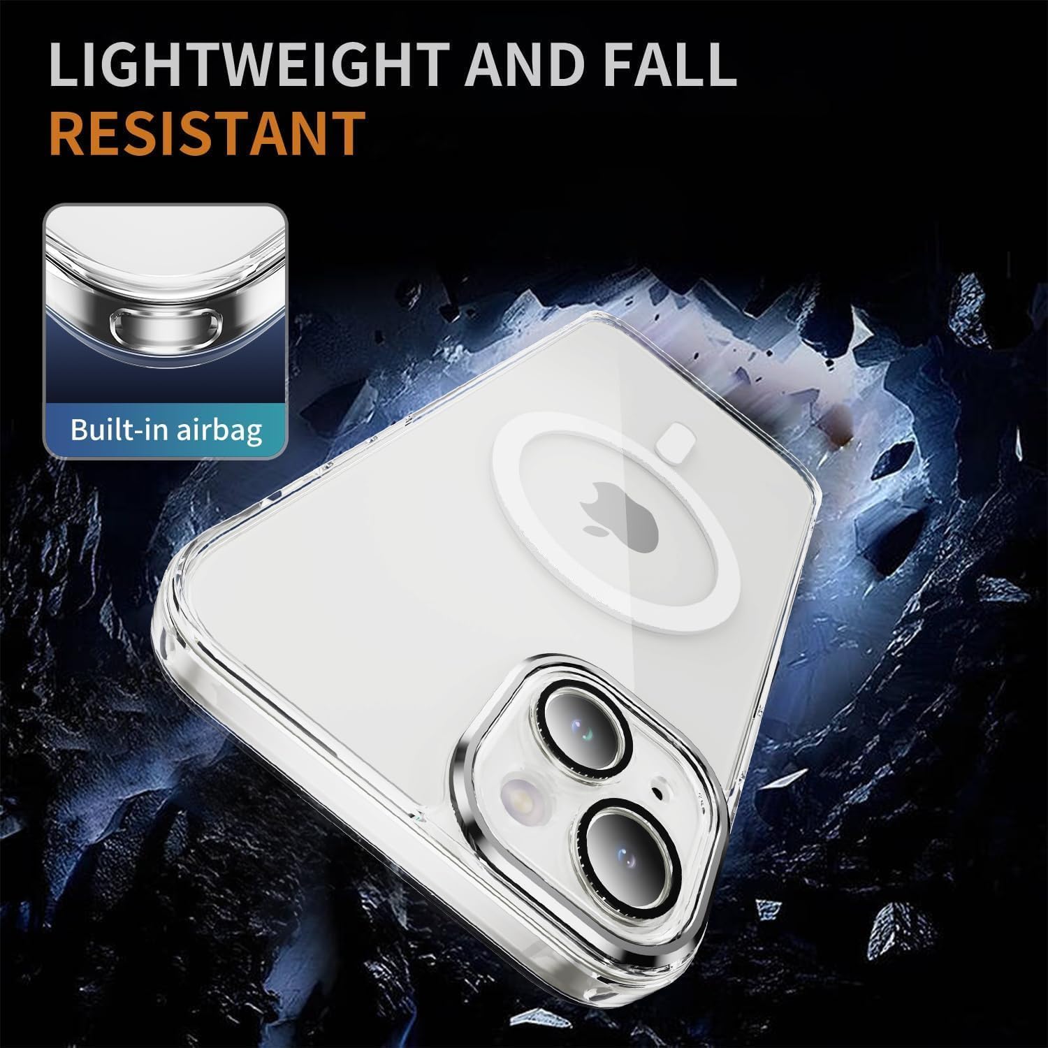 iPhone 15 Clear Bumper Mag Safe Case