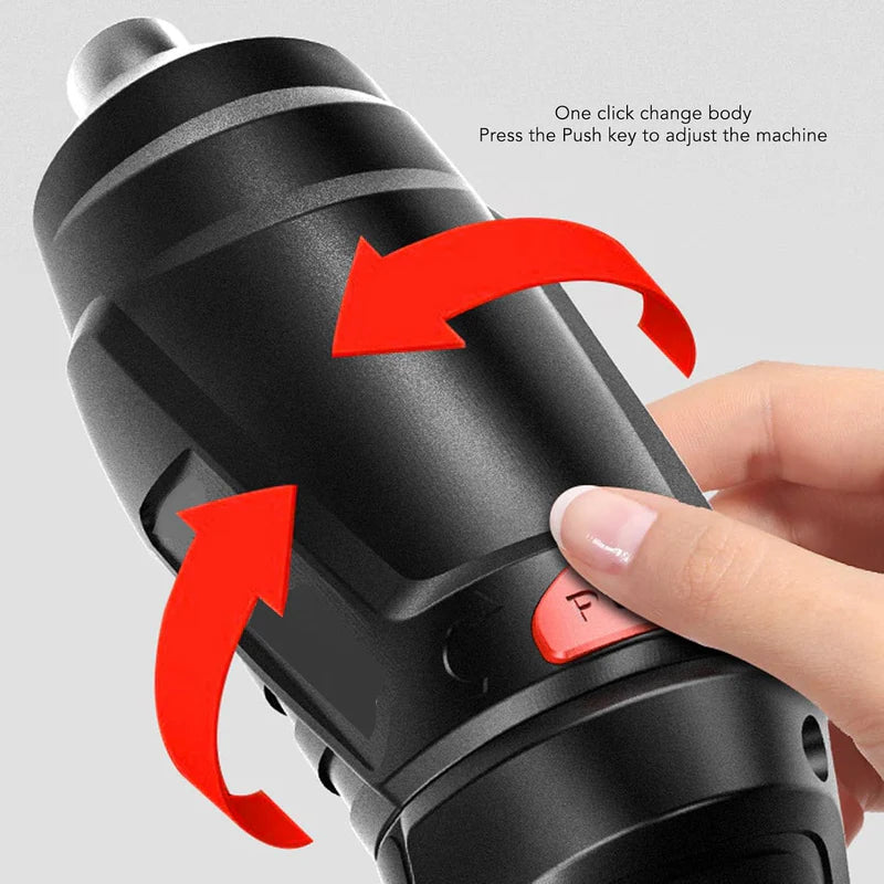 ToolKit: Cordless Electric Screwdriver Kit (47-Piece Set), 4.2V Rechargeable Portable Drill with USB Charging, 3.2Nm Torque for Home Repair & DIY