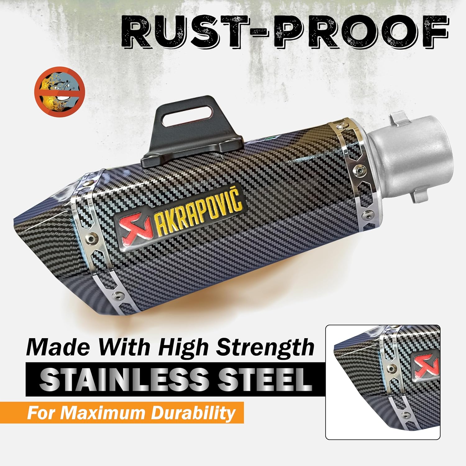 AKRAPOVIC Custom Slip-on Exhaust (Universal Fit)