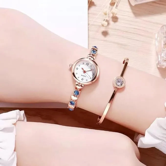 Blue Analog Watch – For Women