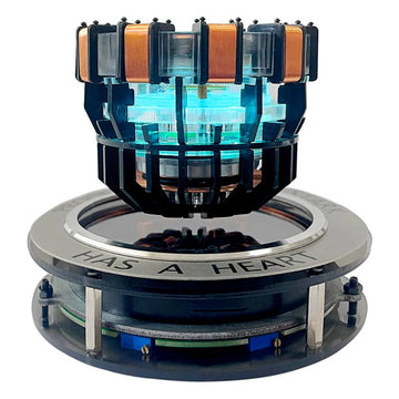 ArcRec: Levitating MK1 Arc Reactor Decor & Collectible & 360° Free Floating Display — 1:1 Collector Replica for Superhero Fans