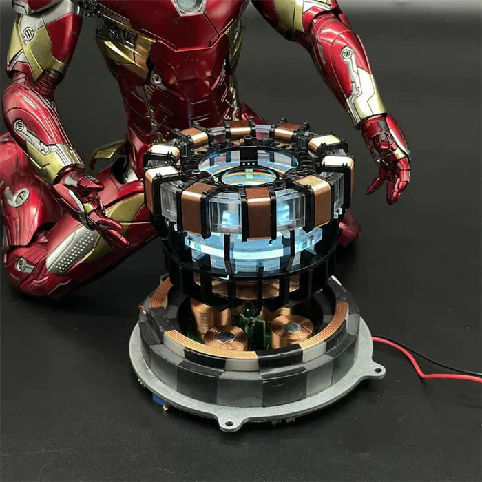 ArcRec: Levitating MK1 Arc Reactor Decor & Collectible & 360° Free Floating Display — 1:1 Collector Replica for Superhero Fans
