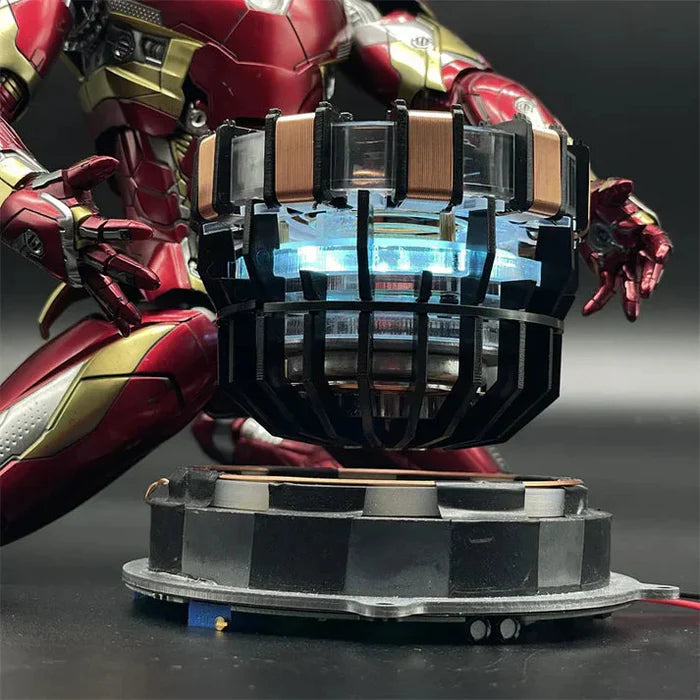 ArcRec: Levitating MK1 Arc Reactor Decor & Collectible & 360° Free Floating Display — 1:1 Collector Replica for Superhero Fans