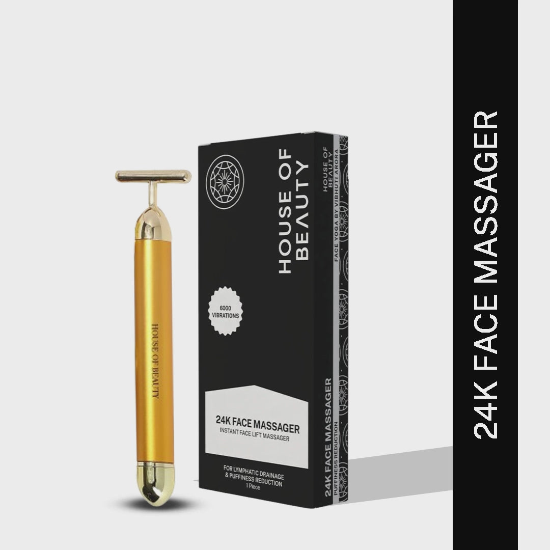 Lumière Luxe 24K Gold Electric Massager